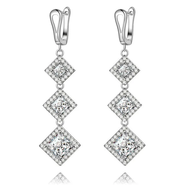 4 Colors Lady Drop Earrings