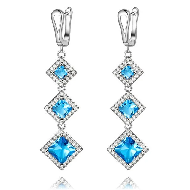 4 Colors Lady Drop Earrings