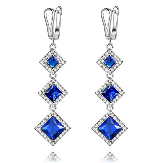 4 Colors Lady Drop Earrings