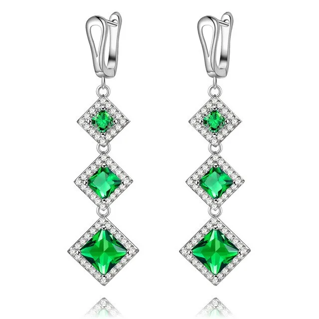4 Colors Lady Drop Earrings