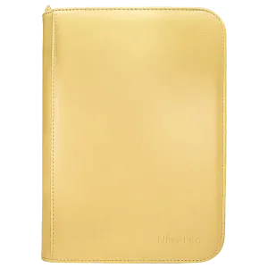 4-Pocket Vivid Zippered PRO-Binder Yellow