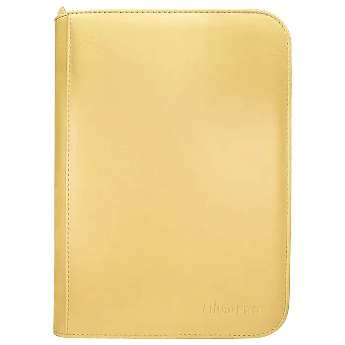 4-Pocket Vivid Zippered PRO-Binder Yellow