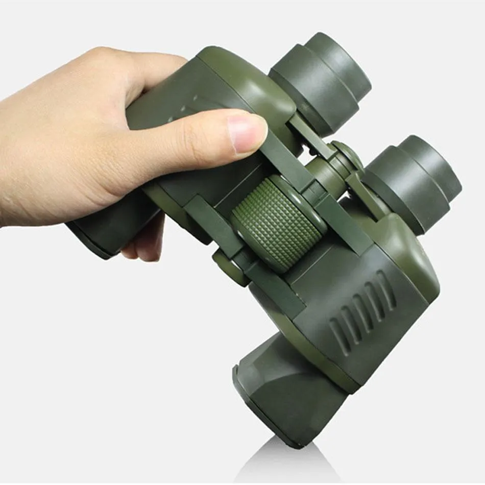50x50 Military HD Binoculars Waterproof Shockproof (GREEN)