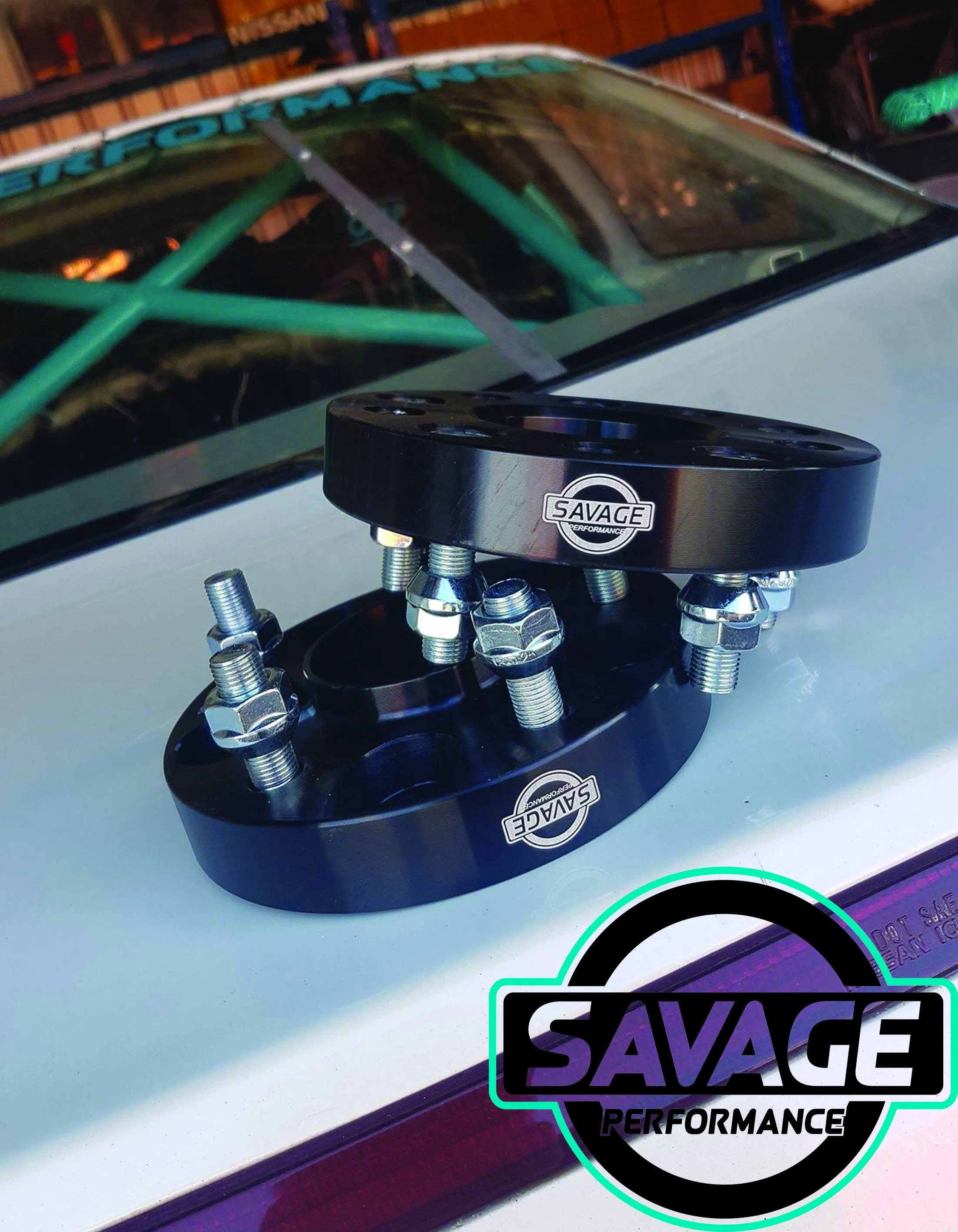 6x114 to 6x139.7 25mm CONVERSION Wheel Spacers NISSAN NAVARA