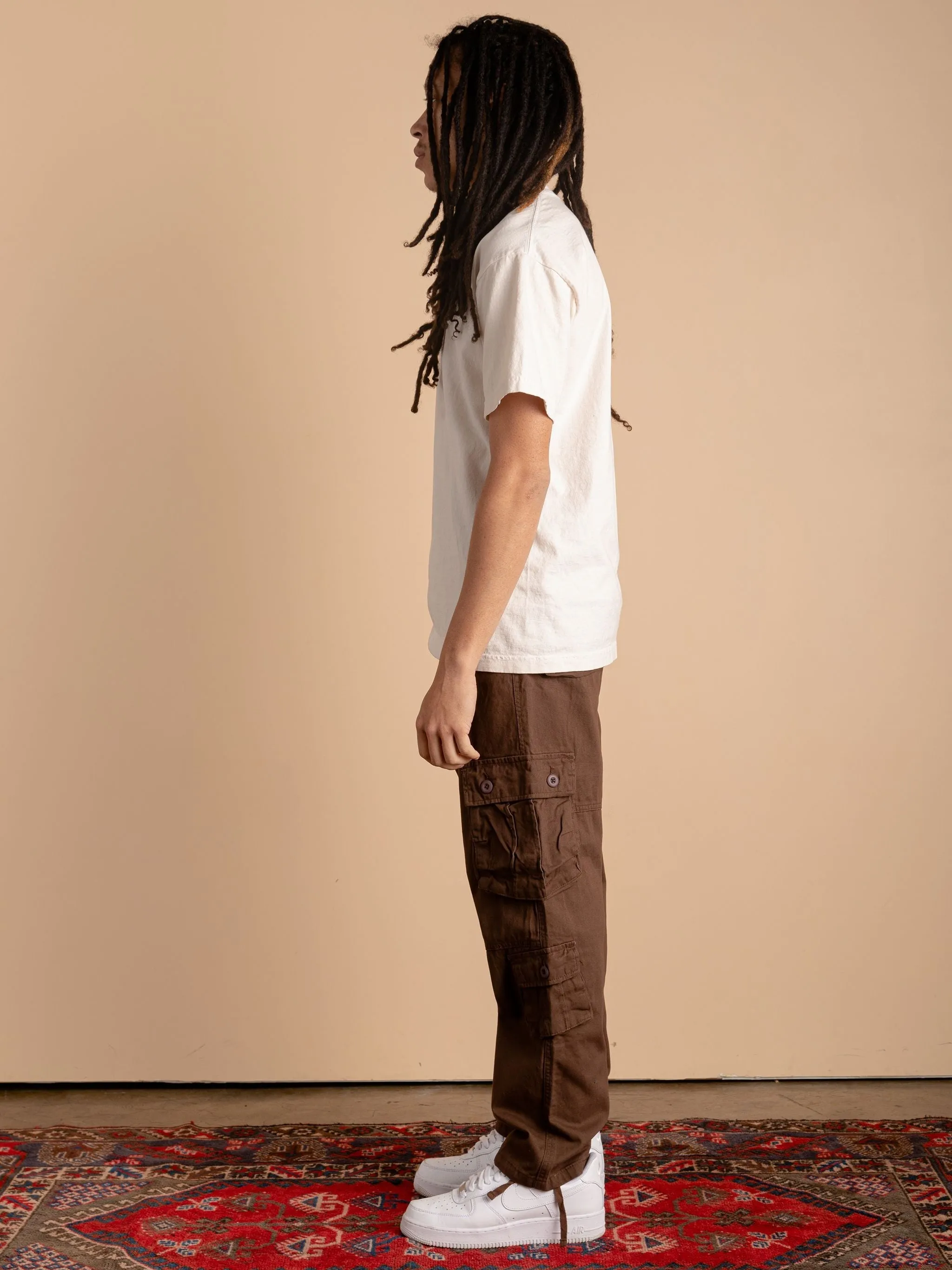 8 Pocket Cargo Pants-Earth