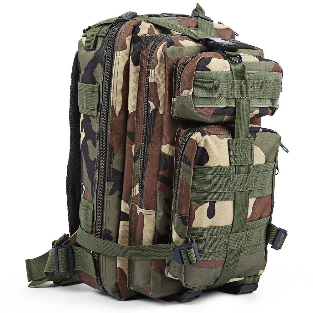9 color 3P Outdoor Tactical Backpack 30L Military bag Army Trekking Sport Travel Rucksack Camping Hiking Trekking Camouflage Bag