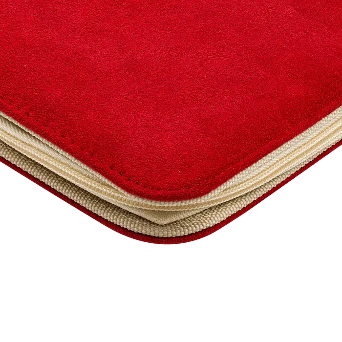 9-Pocket Vivid Zippered Deluxe PRO-Binder Red