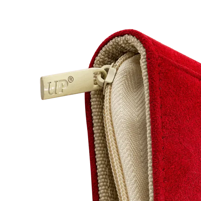 9-Pocket Vivid Zippered Deluxe PRO-Binder Red