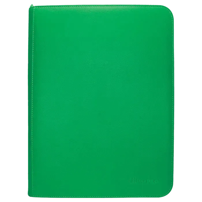 9-Pocket Vivid Zippered PRO-Binder Green