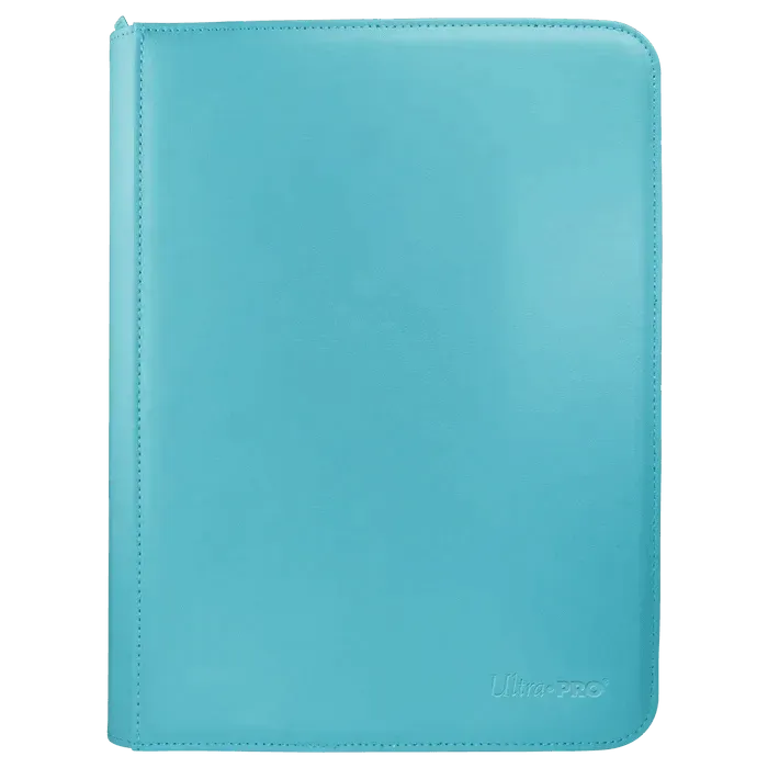 9-Pocket Vivid Zippered PRO-Binder Light Blue