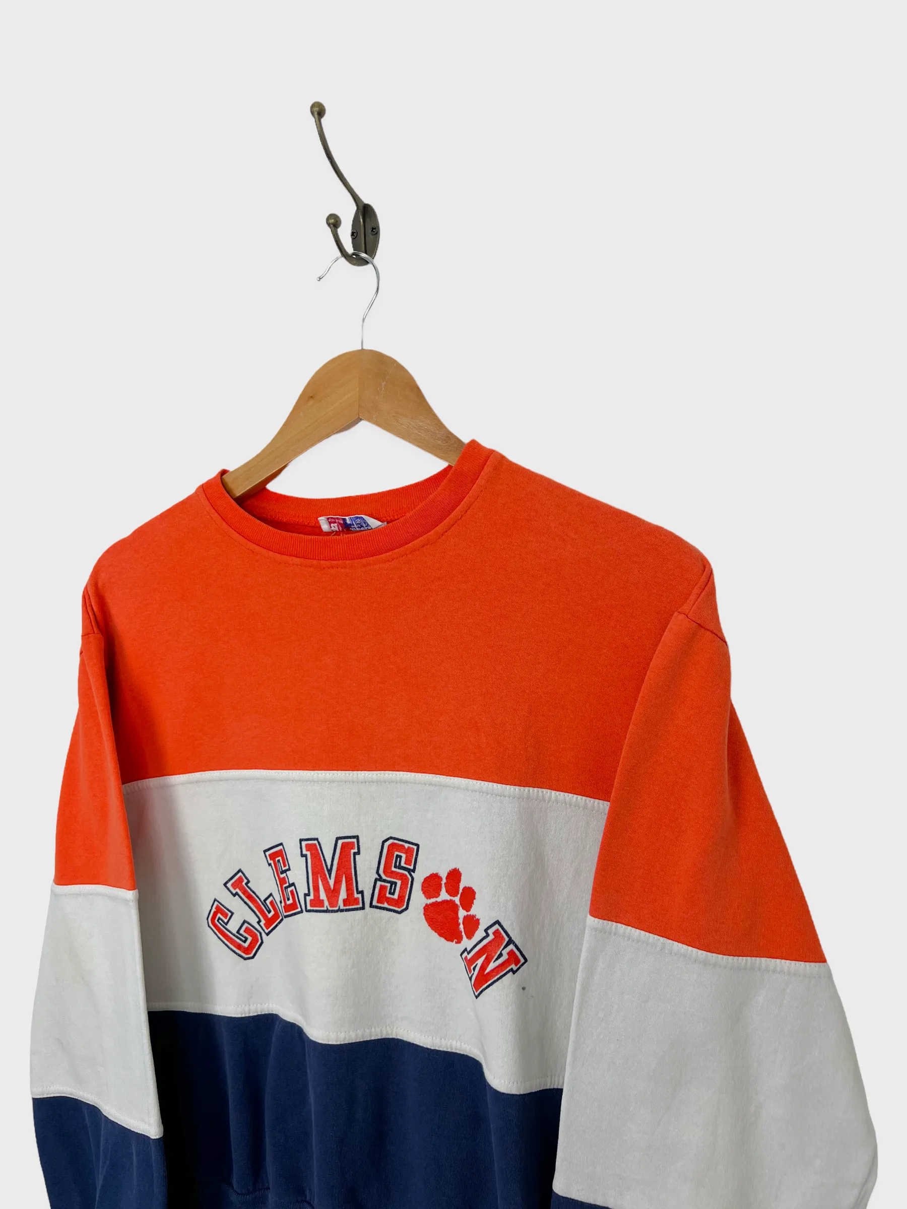 90's Clemson Tigers USA Made Light Vintage Sweatshirt Size 8