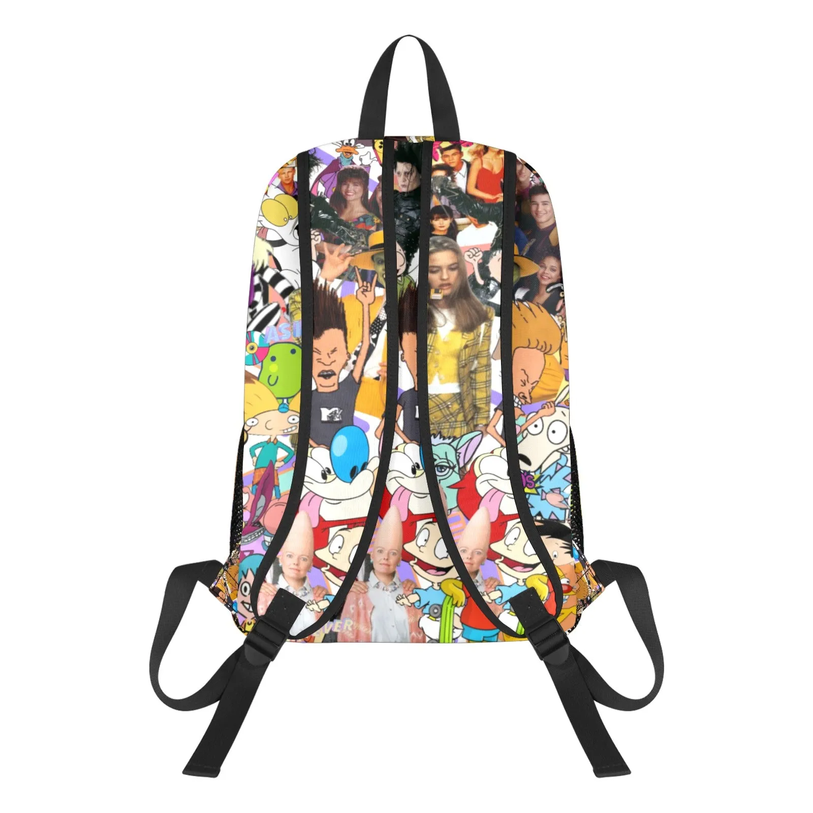 90s TV Icons Collage All Over Print Leisure Sports Backpack