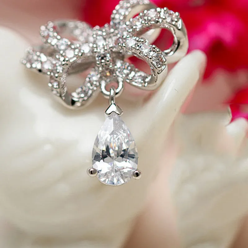 925 Sterling Silver Water Drop Earring