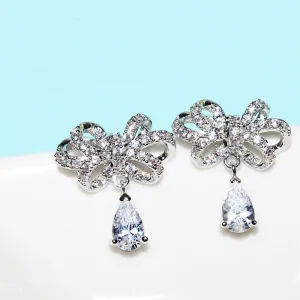 925 Sterling Silver Water Drop Earring