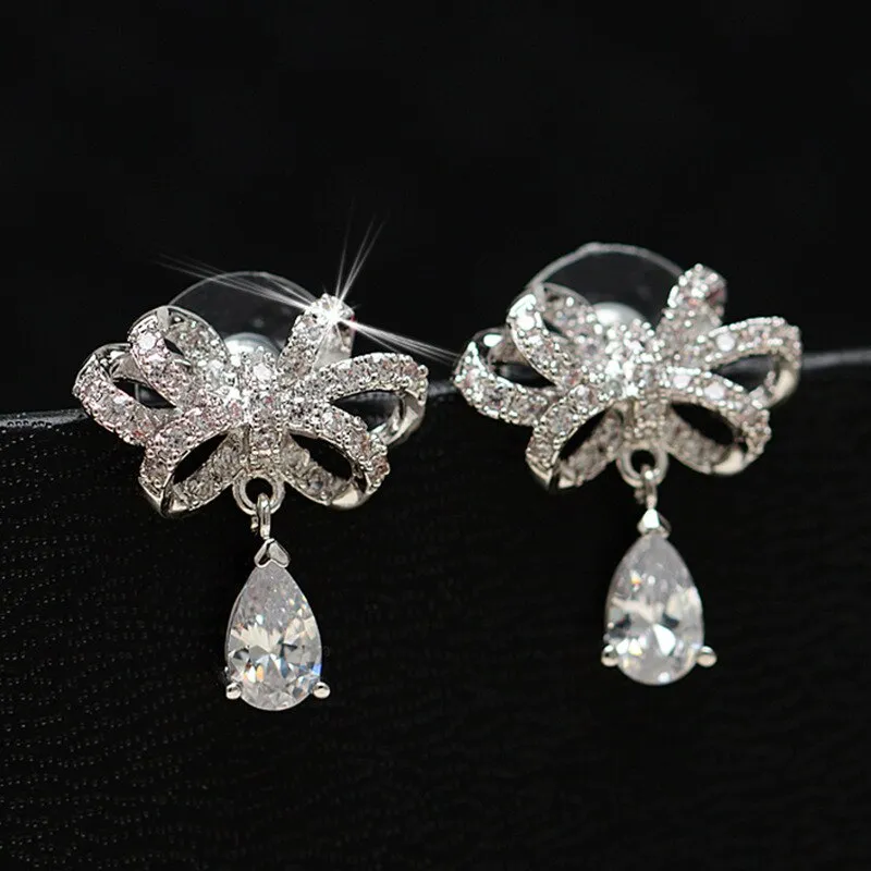 925 Sterling Silver Water Drop Earring
