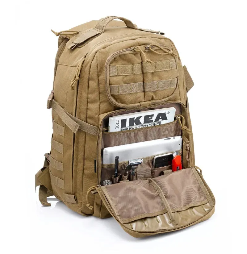 A88033 55L Large Capacity Outdoor Sports Hiking Camping Waterproof Camouflage Backpack Mountain Bag