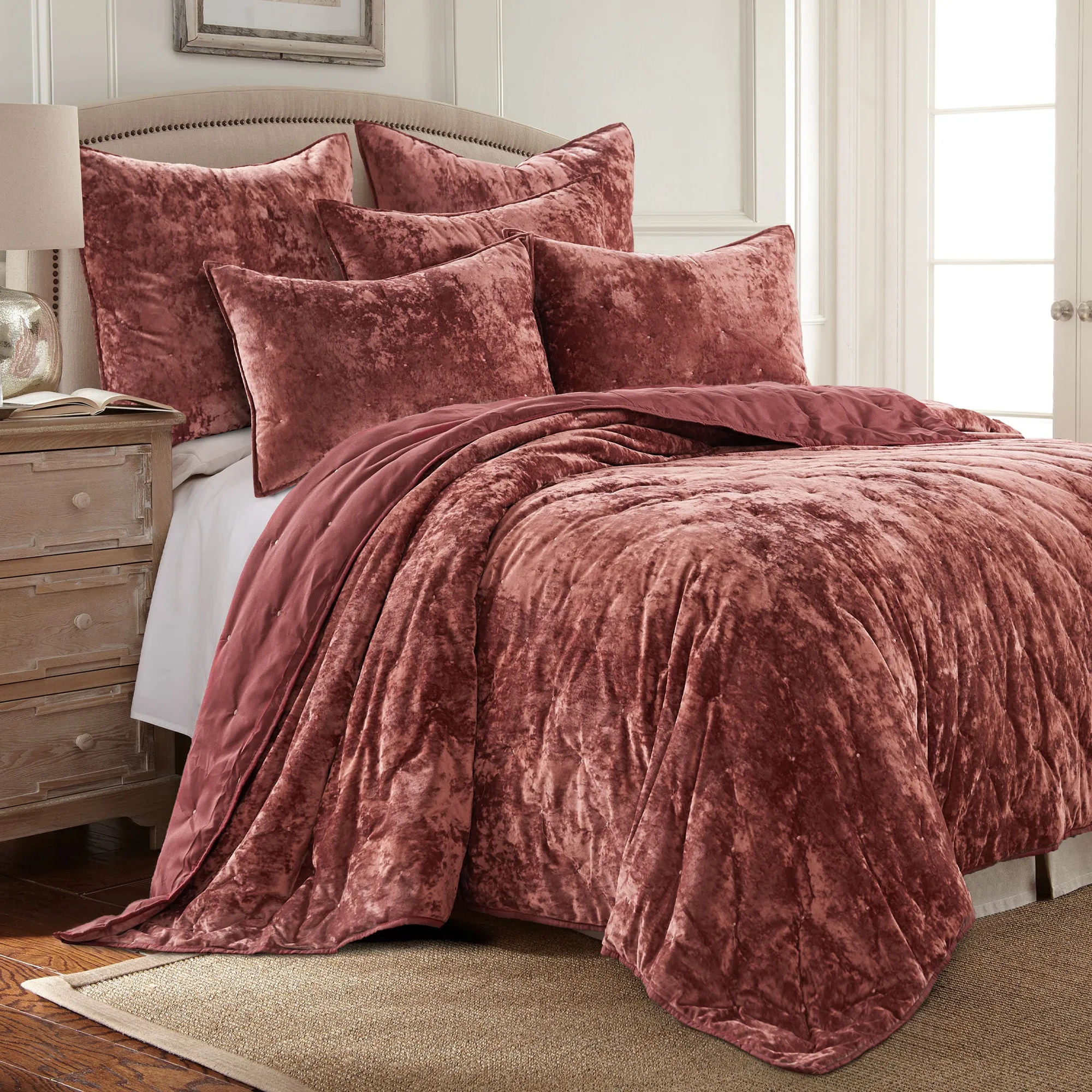 Abruzzi Velvet Spice Euro Sham