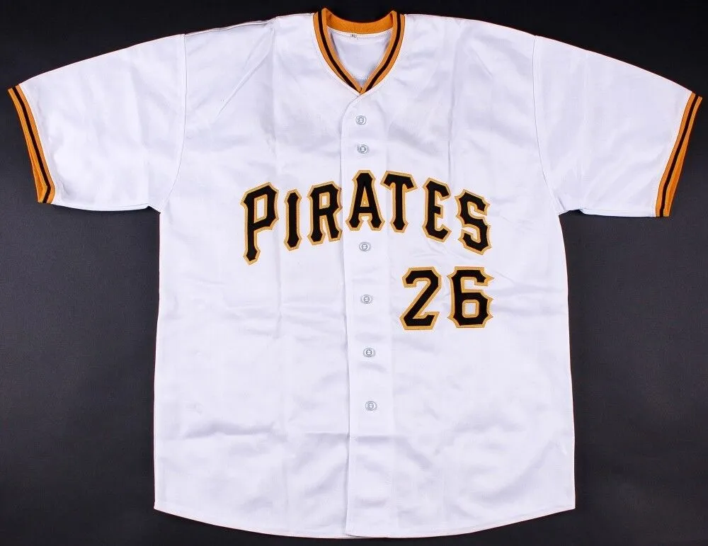 Adam Frazier Signed Pittsburgh Pirates Jersey (TSE Hologrm) Outfielder