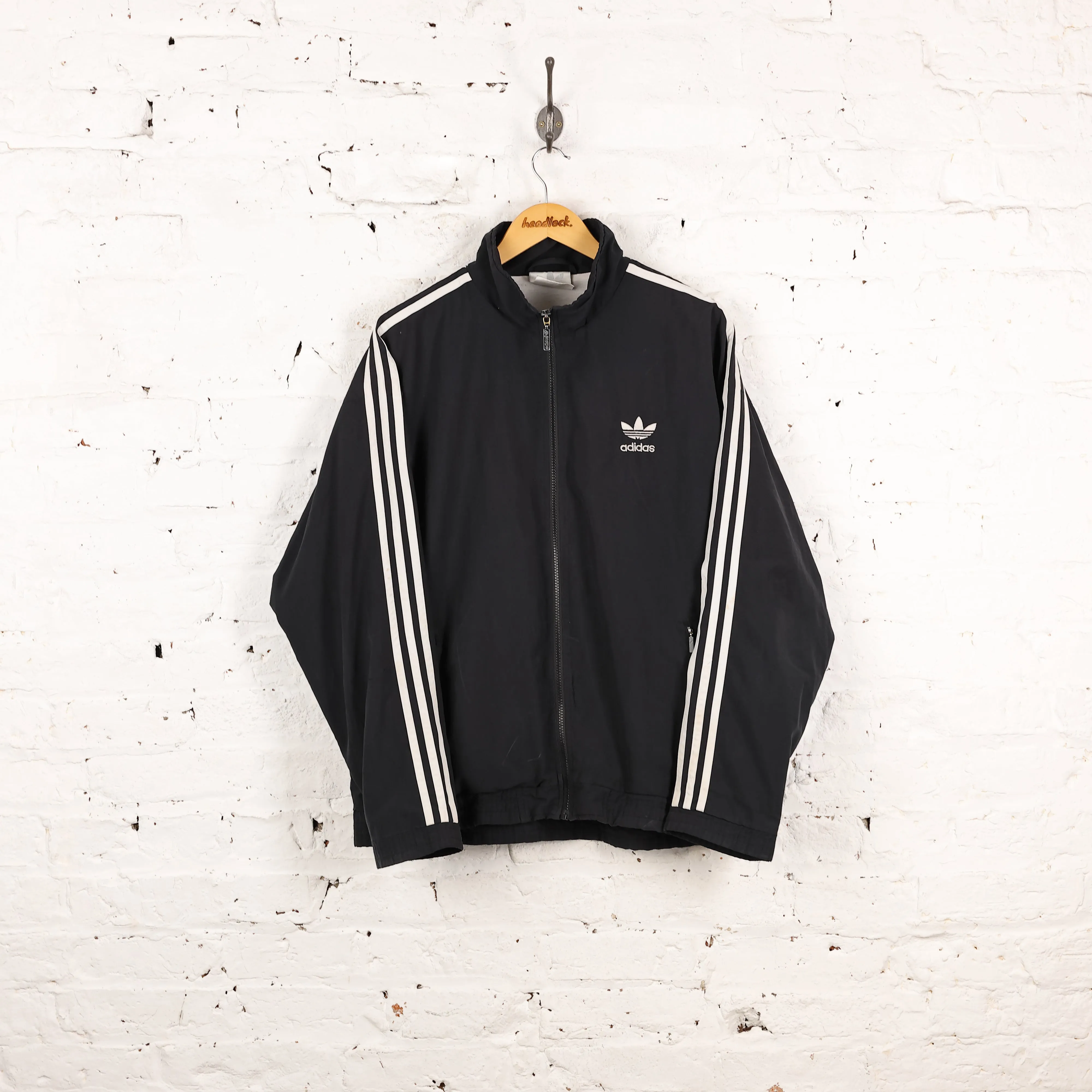 Adidas 90s Tracksuit Top Jacket - Black - L