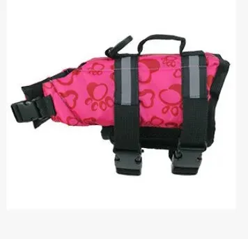 Adjustable Dog Life Jacket with Rescue Handle – Swimming Vest for Pets