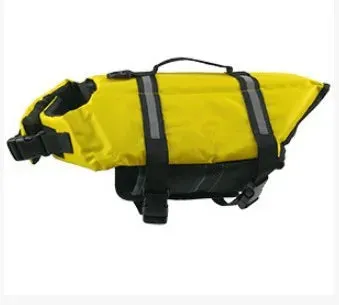 Adjustable Dog Life Jacket with Rescue Handle – Swimming Vest for Pets