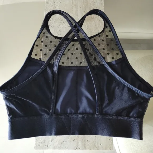 Alala Gwen Bra - Black Tulle Dot - Small