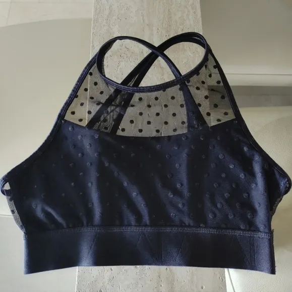 Alala Gwen Bra - Black Tulle Dot - Small