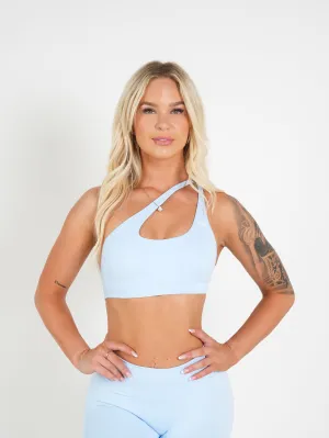 Amplify Asymmetric Bra - Baby Blue