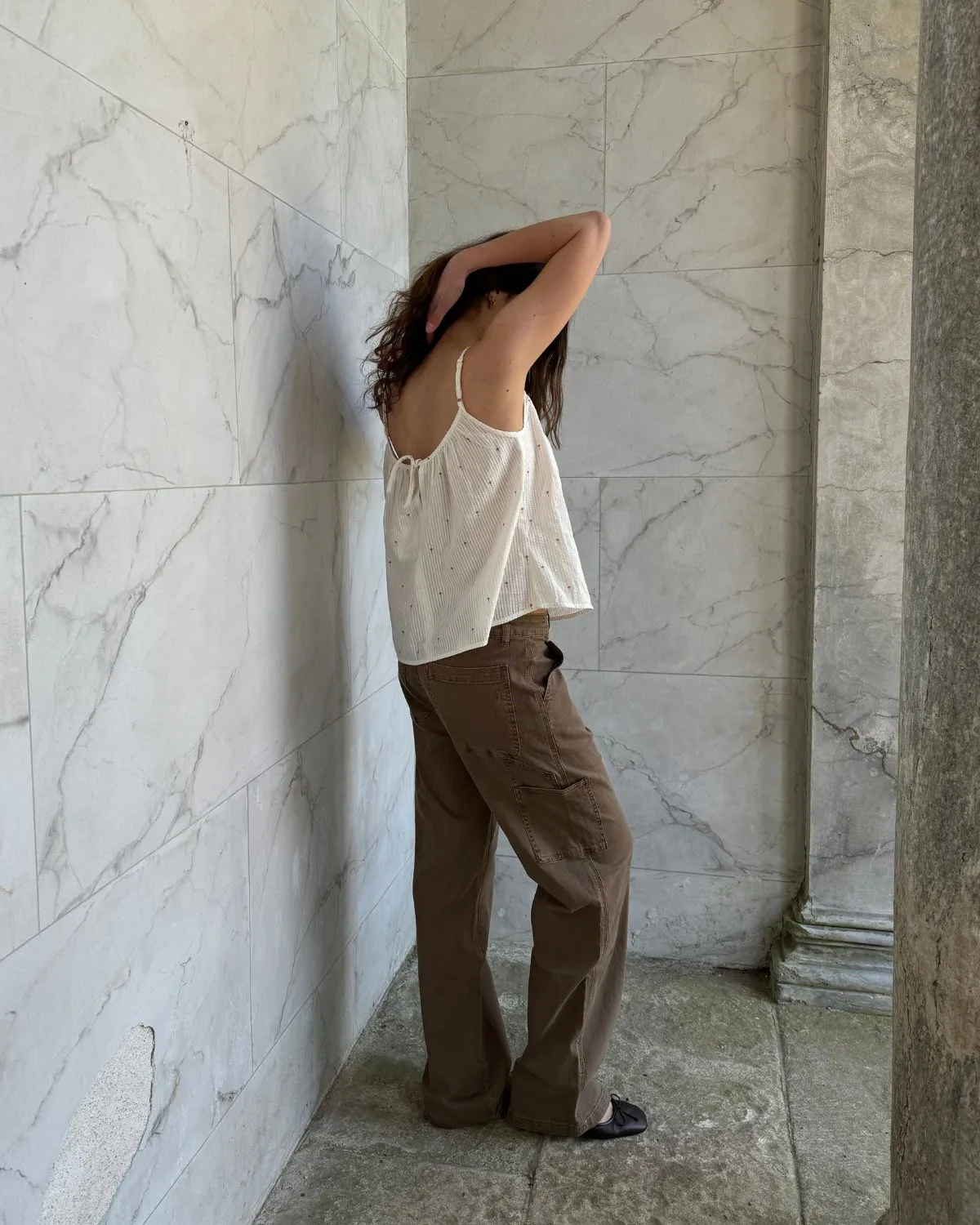 AMYSW TROUSERS - Brown