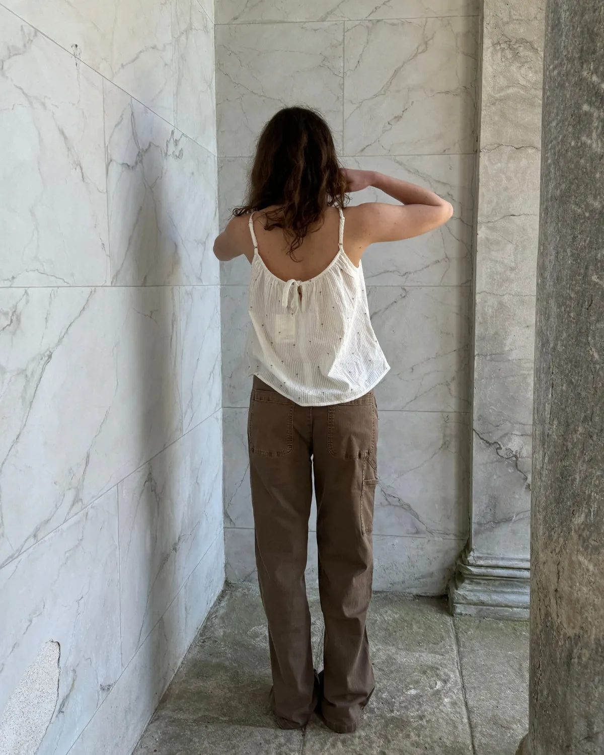 AMYSW TROUSERS - Brown