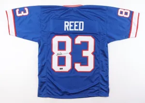 Andre Reed Signed Buffalo Bills Jersey (TSE Hologram) 7xPro Bowl W.R.