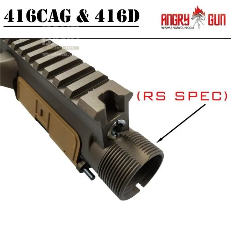 Angry Gun 416CAG MWS Conversion Kit With 14.5'' SMR RAIL - FDE