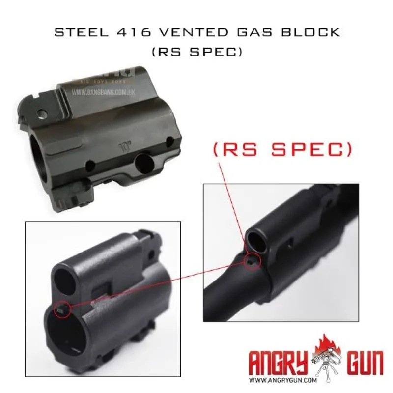 Angry Gun 416CAG MWS Conversion Kit With 14.5'' SMR RAIL - FDE