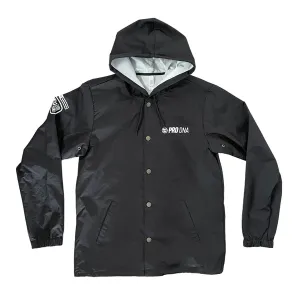 Anorak Coaches Rain Jacket - Black Pro Dna
