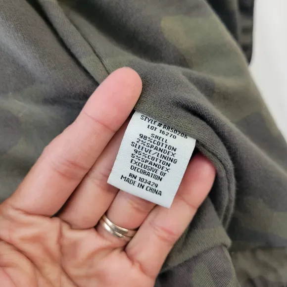 Anthropologie Marrakech Camo Jacket Large