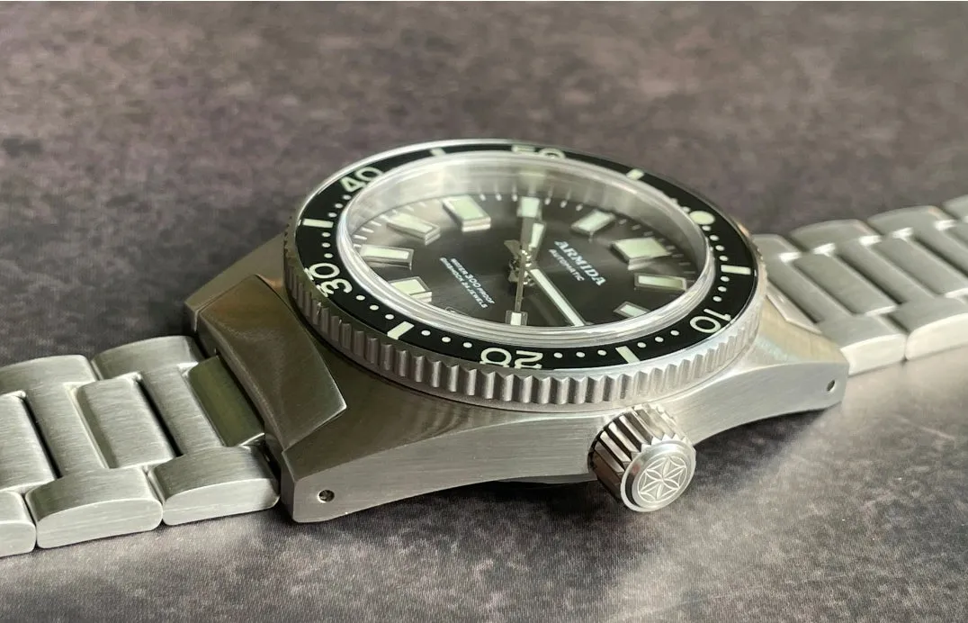 Armida A12 300m 38mm Dive Watch Grey Capt. Wilard