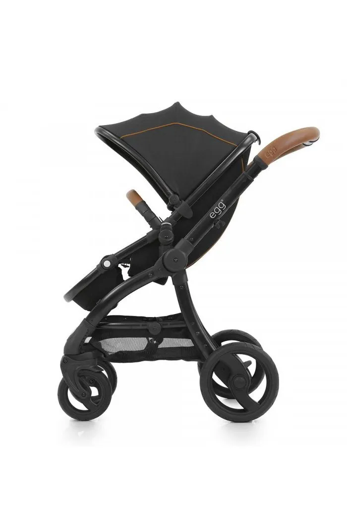 Baby Style Egg Stroller Black, Black Frame