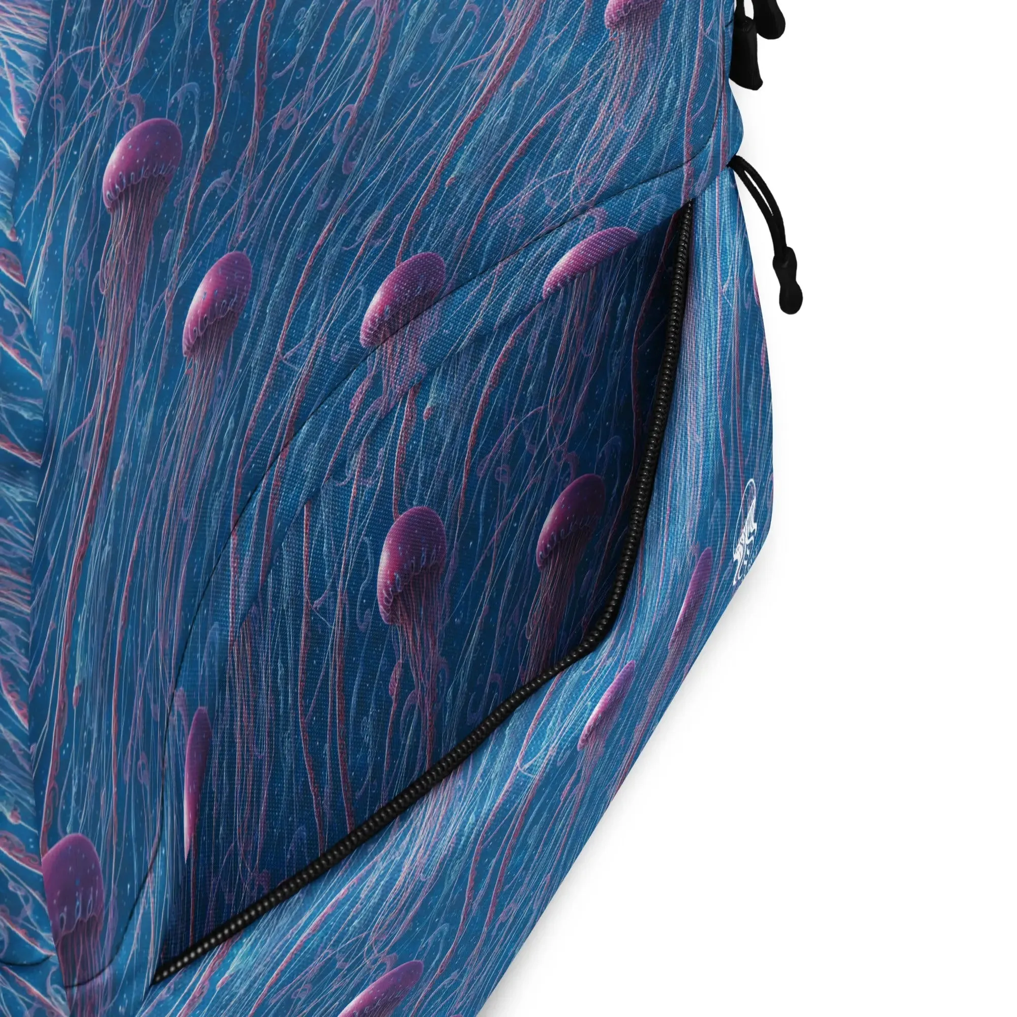 Backpack - Blue and Violet Jellyfishes