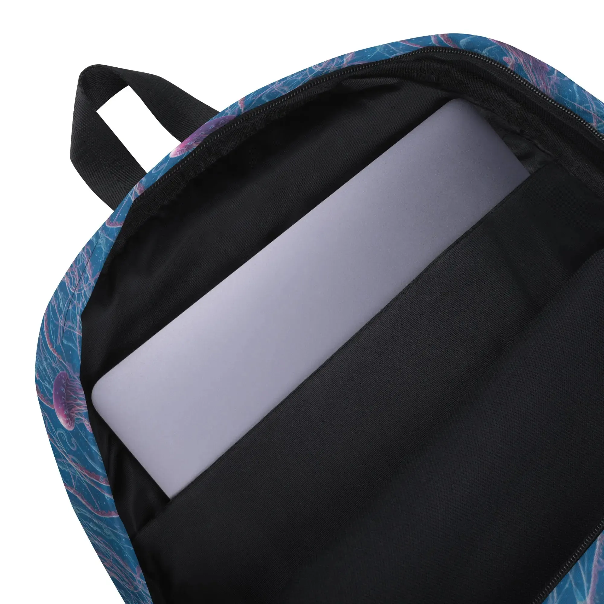 Backpack - Blue and Violet Jellyfishes