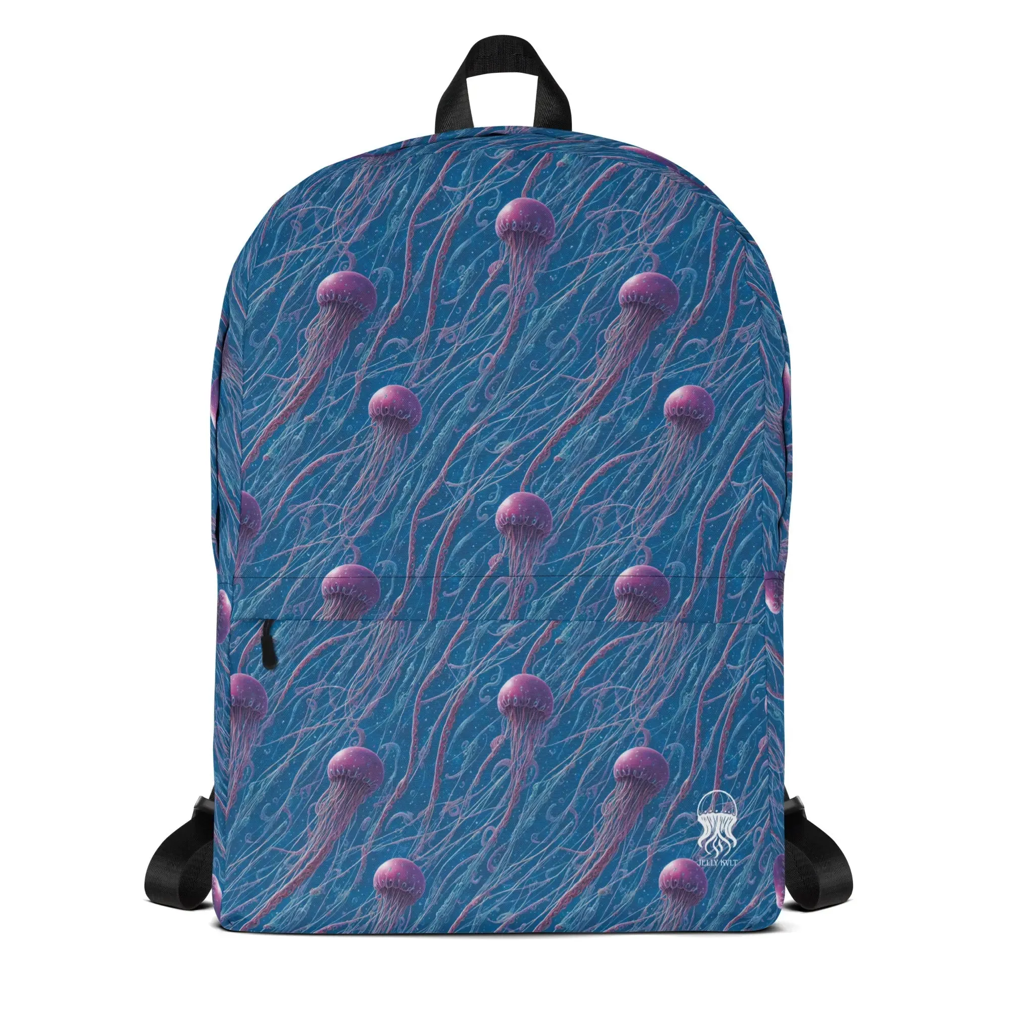 Backpack - Blue and Violet Jellyfishes