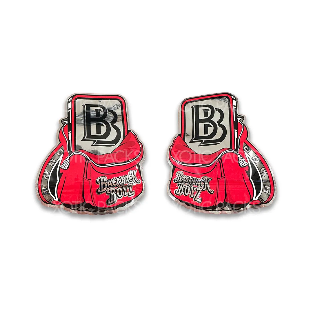 Backpack Boyz Red Mylar Bag 3.5 Grams