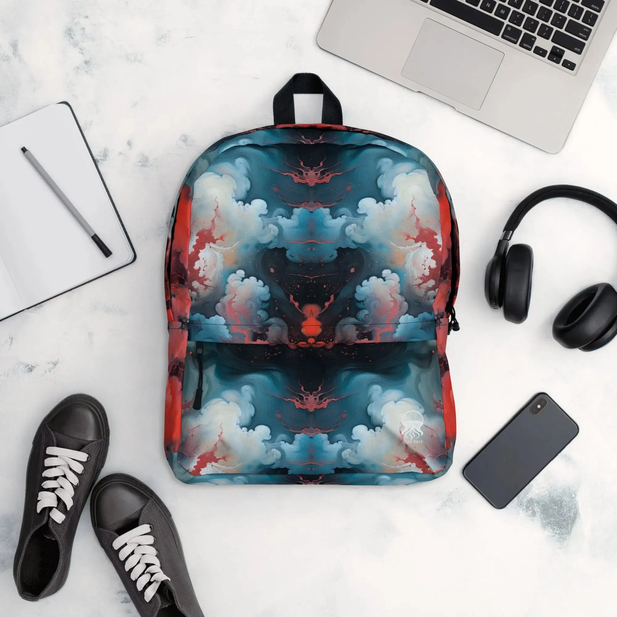 Backpack - Ethereal Crimson Flow - Light