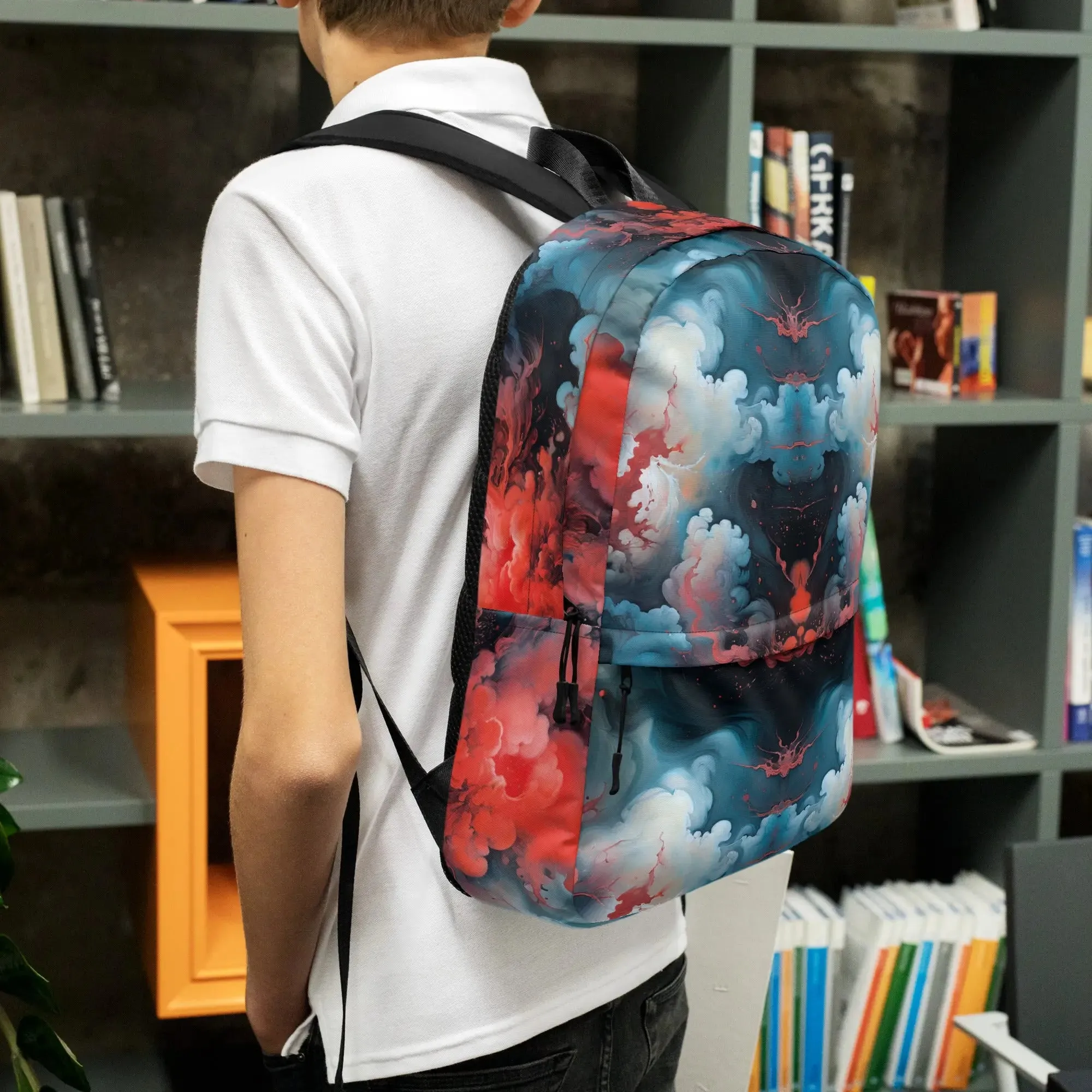 Backpack - Ethereal Crimson Flow - Light