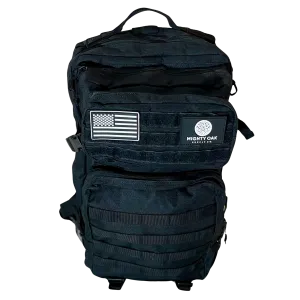 Backpacking Backpack, 45L Capacity, Deep Pockets, Water Resistant, Black