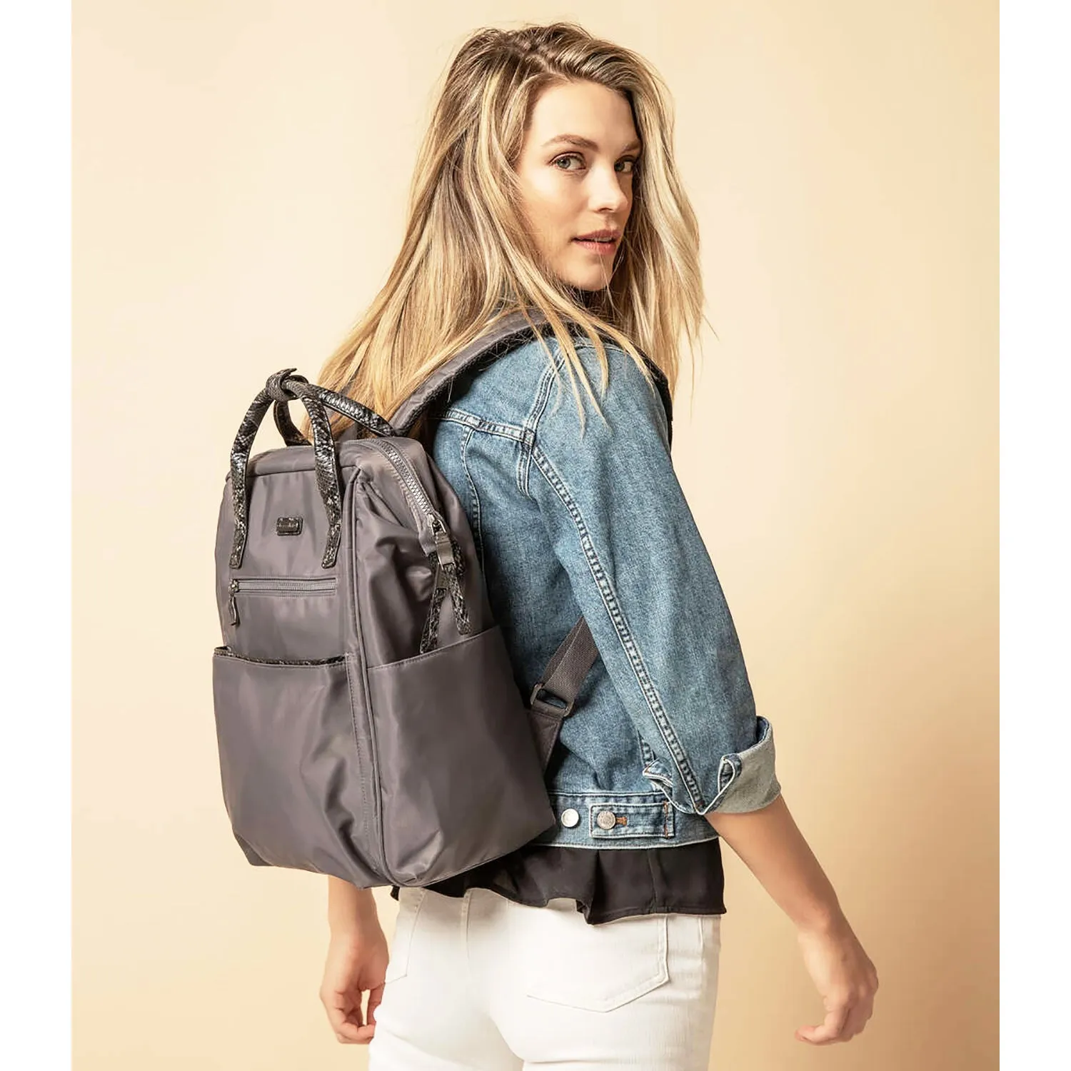 Baggallini Soho Backpack Black Nylon
