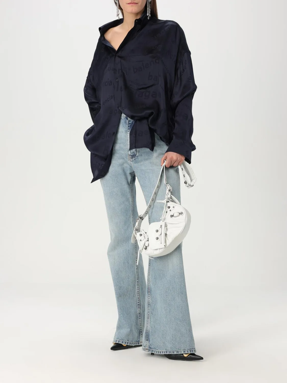 Balenciaga Crossbody Bags Woman White