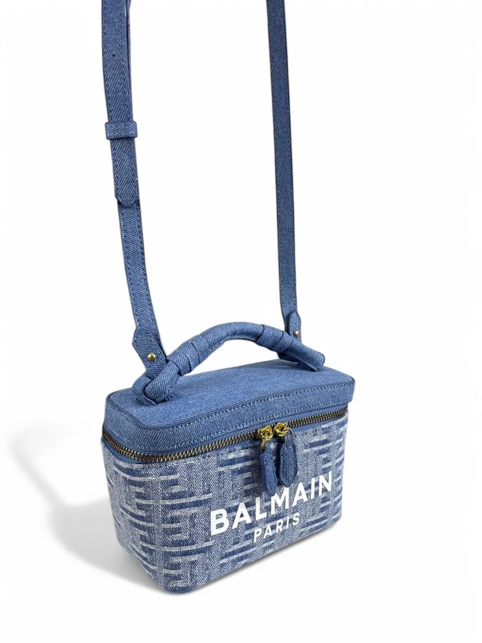 Balmain Paris Denim Crossbody Bag (limited edition color)
