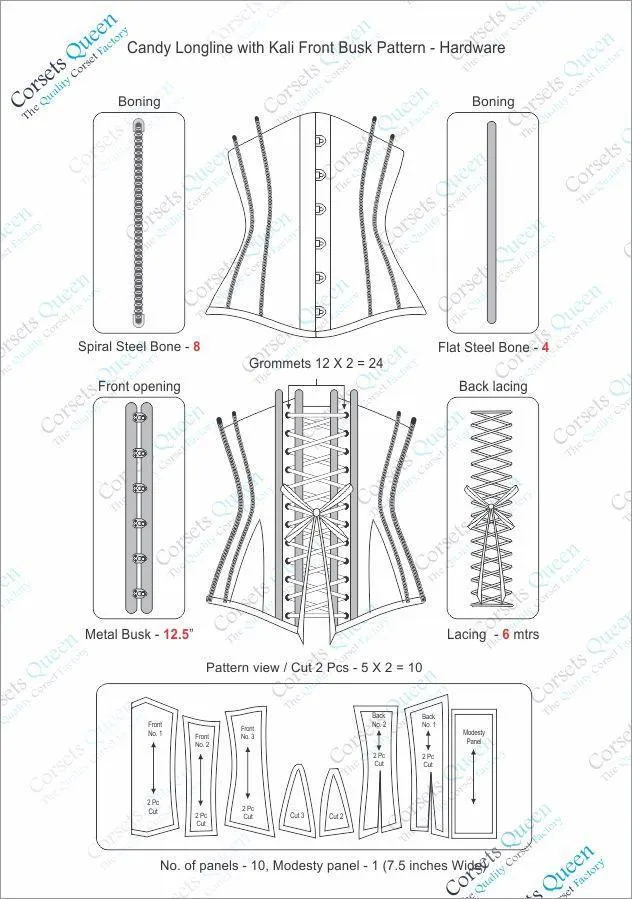 Birde Longline Underbust Corset