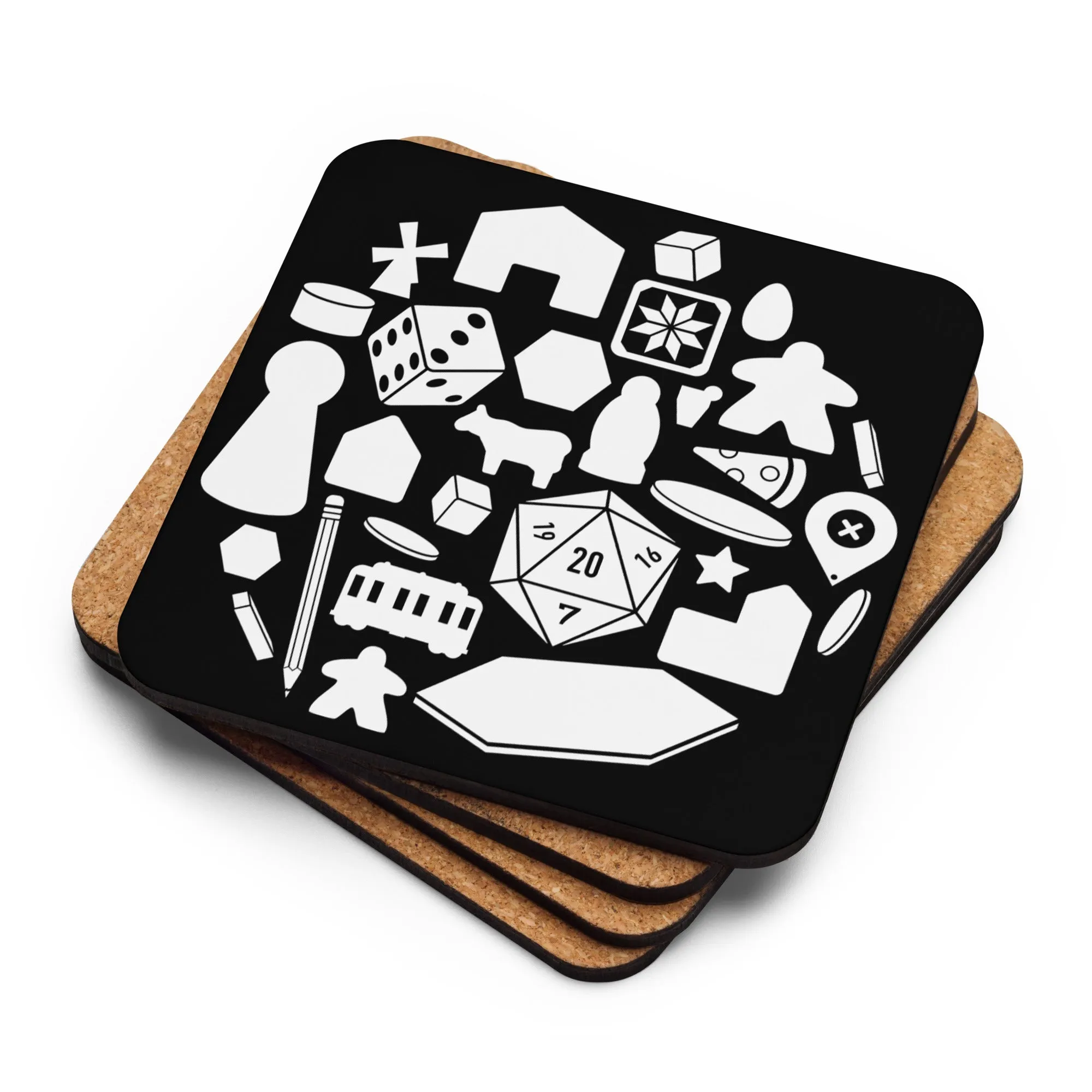 Board Game Pieces Coaster