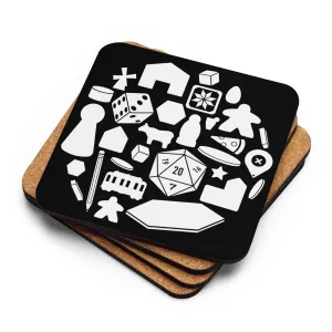Board Game Pieces Coaster